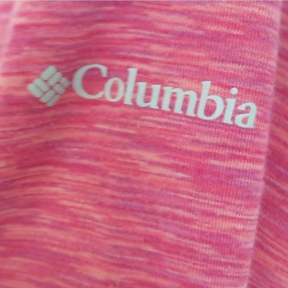 COLUMBIA | Women's 1/4 Zip Up Pullover Sweater Pink Size Large - Picture 8 of 12